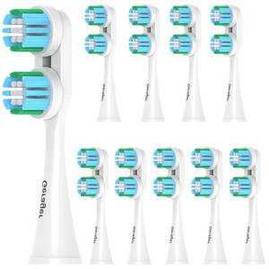 lot 12384 image: Replacement Heads Compatible with Spinbrush Electric Toothbrush, 10 Pack