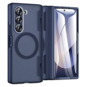 lot 12389 image: Magnetic for Samsung Galaxy Z Fold 5 Case with Hinge Protection Blue
