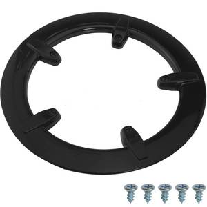 lot 12430 image: LUORNG Bicycle Sprocket Guard Plastic Gear Chain Loop Cover Fender Repair 40 to 42 Teeth 5 Holes Disc Guard Crank Sprocket Protector for MTB Bike Folding Bike Black Hole Pitch 6.5cm, Dia 3mm