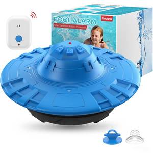 lot 19411 image: Pool Alarm, Floating Pool Safety Alarms for Inground & Above Ground Pools �� Loud 110dB Alert, Adjustable Sensitivity, Protection for Kids & Pets (BlueBlack)