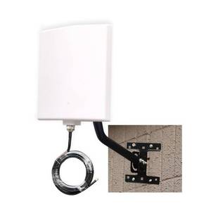 lot 19433 image: Long Range WiFi Antennas Outdoor Full Kit 2.4GHz 5GHz External Panel Directional WiFi Antenna Extender for WiFi RouterWireless CameraWiFi Access Point, 5meter Cable, RP-SMA, SMA, Mounting Pole