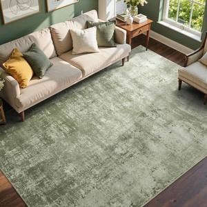 lot 19441 image: 6x9 Ft Large Area Rugs for Living Room, Soft Non-Slip Washable Rugs Modern Abstract Pattern Carpet for Bedroom Indoor Floor Nursery Home Decor (Green)