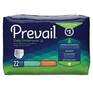 lot 19456 image: Prevail Daily Disposable Underwear Small Youth  PV-511  Extra  22 Ct