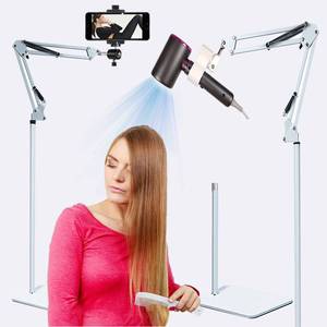 lot 19459 image: Femeoum Hair Dryer Stand Holder Rotate Hands Free Hair Dryer Stand Holder��Adjustable Hands Free Blow Dryer Holder��Blow Dryer Stand Hands Free Clip Suitable for 99%