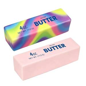 lot 20242 image: Butter Stick Fidget Toy, Slow Rebound Cute Butter Squeeze Stress Balls,Slow Rising Portable Squishy for Adults Anxiety & Stress Relief, Sensory Gifts for Office, Home
