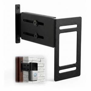 lot 20248 image: Novabright Aluminum Adjustable Doorbell Extender Compatible with Ring (2nd Generation) Brick Mount Extension Doorbell Mount Quality Aluminum Material for Brick Wall Visibility and Angle(4��7.5 Inch)