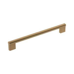 lot 20256 image: Amerock Versa 8-1316 inch (224mm) Center-to-Center Champagne Bronze Cabinet Pull