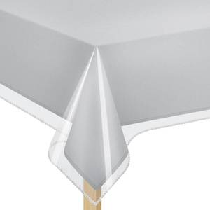 lot 20258 image: Elaine Karen Clear Plastic Table Cover Protector 100% Waterproof Table Protector Crystal Clear Plastic Tablecloth Cover for Dining Table Heavy Duty Viny (54x72 Rectangular)