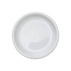 lot 20265 image: esowemsn 2PCS 2.2inch Ceramic Plant Saucer Round Ceramic Drainage Tray for Succulent Plant Pot,Jewelry Display,Condiment Sauce (Ring Cone Not Included)