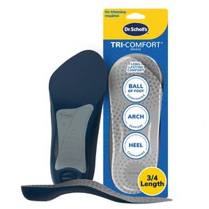 lot 20266 image: Dr. Scholl��s Comfort Tri-Comfort Insoles for Men, 1 Pair, Size 8-14