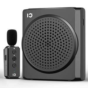 lot 20269 image: SHIDU 18W Portable Voice Amplifier for Teachers, Voice Amplifier with Wireless Lavalier Microphone, Bluetooth Microphone and Speaker for Classroom, Training, Speech