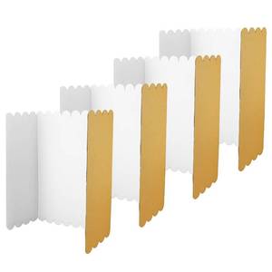 lot 20322 image: 4Pcs Tri Fold Boards 25x16 Inches Display Board Corrugated Project Boards Small Display Boards Science Fair Board Poster Board for Science Fairs, School Projects and Business Project