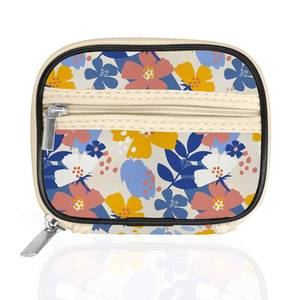 lot 20330 image: Serfeymi Weekly Travel Pill Organizer Pill Case for Purse with Removable 7 Day Pill Box, Fashionable Travel Medicine Organizer Pill Container for Medicine, Vitamin, Supplement - Bloom 02