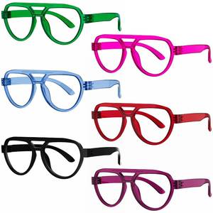 lot 20355 image: Eyekepper Pilot Reading Glasses 1.00, Readers for Women Men, 6 Pack Stylish