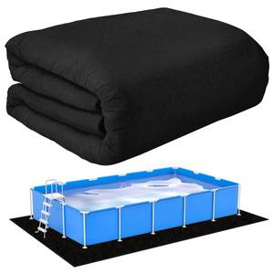lot 1021 image: VICAMB 11 x 7.5 Ft Rectangular Pool Liner Pad 220g��