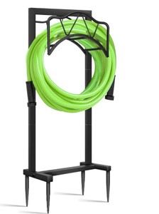lot 1974 image: Black hose wall mount