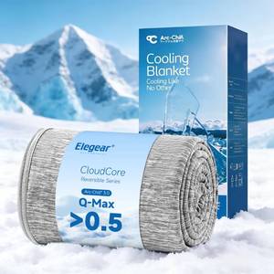 lot 1050 image: Elegear Double-Sided Cooling Blanket Queen Arc-Chill 3.0