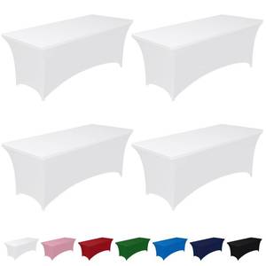 lot 1069 image: Pureegg Spandex Tablecloth 6ft 4 Pack White