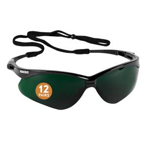 lot 1075 image: KleenGuard V30 Nemesis Safety Glasses IRUV Shade 5.0, 12 Pairs  Retail $197
