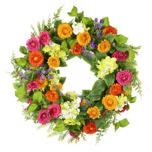 lot 1094 image: 20 Spring Summer Wreath with Daisy Flowers