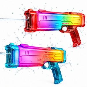 lot 1124 image: STARKTOY Electric Water Blasters 2 Pack LED Squirt Guns