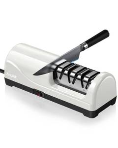 lot 1130 image: Anylot Electric Knife Sharpener, 3-Stage Diamond 20°