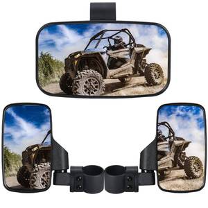 lot 1136 image: OFIG UTV Mirror Set Side and Center for 1.6-2 Roll Bar