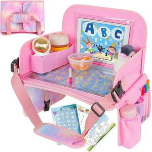 lot 2353 image: MENZOKE Kids Car Seat Travel Tray, 16.5 x 13