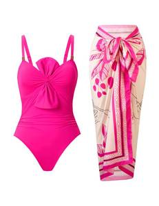 lot 2367 image: YUNIDMEIM Womens One-Piece Swimsuit with Beach Skirt