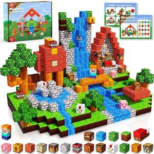 lot 2388 image: Goody King Magnetic Blocks 100-Piece Building Set