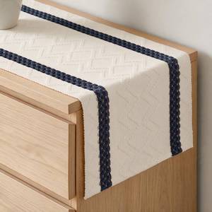 lot 2435 image: Artoid Mode Dark Blue Stripe Table Runner 12x72 Inch