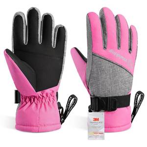 lot 2451 image: WALSKING Kids Winter Snow Gloves 3M Thinsulate Waterproof