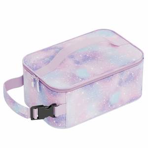lot 2455 image: HowFly Insulated Lunch Box 4L Pink Astral