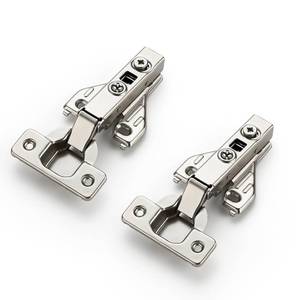 lot 2479 image: Ravinte Full Overlay Cabinet Door Hinges, 105°, 2 Packs