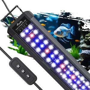 lot 2480 image: Pawfly 11W Aquarium LED Light Extendable 12-18 Inch