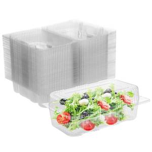 lot 3357 image: Kaderron Clear Hinged Clamshell Take Out Containers, 50 Pack