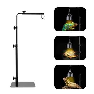 lot 3366 image: Lucky Herp Reptile Lamp Stand, Adjustable 14-32 Inch
