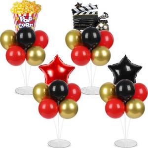 lot 3369 image: Naozinebi Movie Night Party Balloon Stand Kit 4-Set