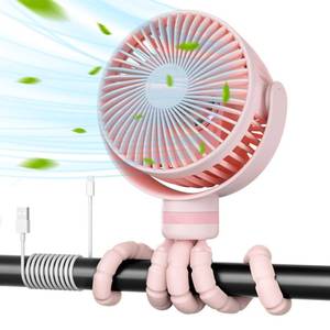 lot 3406 image: Momcozy 8000mAh Portable Stroller Fan, 27H Battery