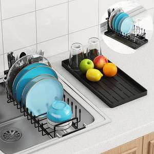 lot 3408 image: ANTOPY Expandable Sink Dish Drying Rack 14-19 In
