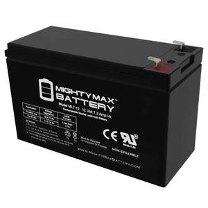 lot 4324 image: Mighty Max Battery 12V 7Ah SLA ML7-12
