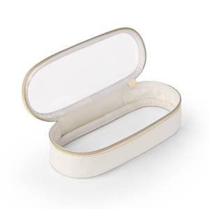 lot 4326 image: Soimeat Clear Travel Makeup Brush Holder, Leather Case