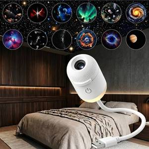 lot 4327 image: KoudHug 2-in-1 Galaxy Ocean HD Smart Projector Night Light
