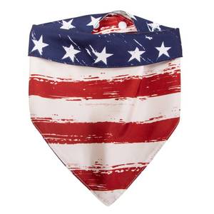 lot 4332 image: ICEMOOD Reversible Dog Bandana, American Flag Print