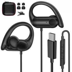 lot 4341 image: ASKUBSKU USB-C Over-Ear Wired Headphones with Mic