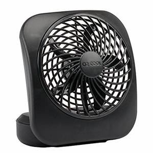 lot 4365 image: O2COOL Treva 5 in Portable Battery Powered Desk Fan