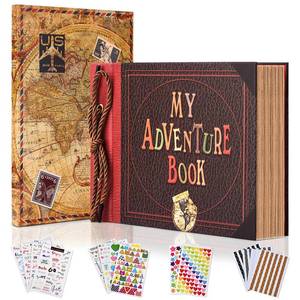 lot 4372 image: Feiyu Adventure Book Scrapbook with Stickers