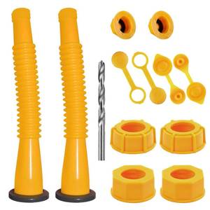 lot 4375 image: Zoolowua Gas Can Spout Replacement Kit (2-Pack)