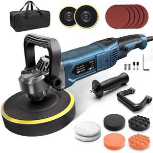 lot 5773 image: OFISPEED 1600W Rotary Buffer Polisher 6-7 Inch