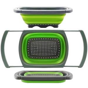 lot 5787 image: QiMH Colander Strainer 6 Quart Collapsible